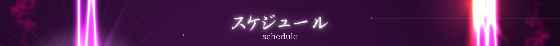 スケジュール